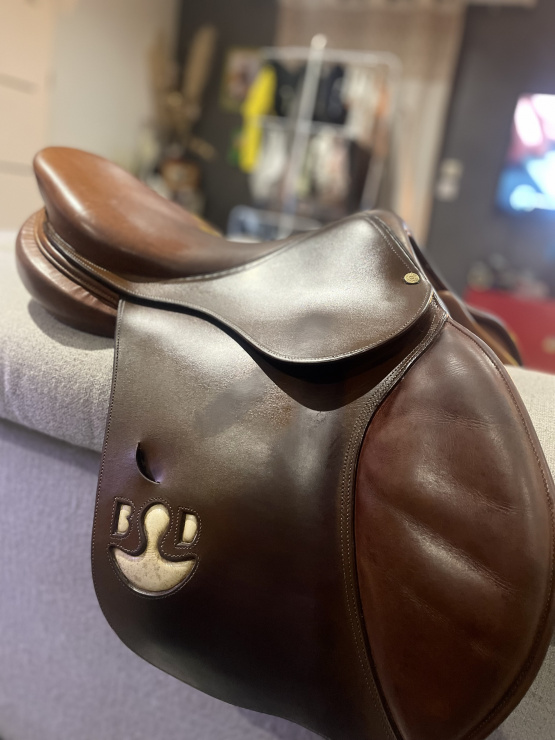 Selle obstacle Bruno Delgrange 17 pouces occasion