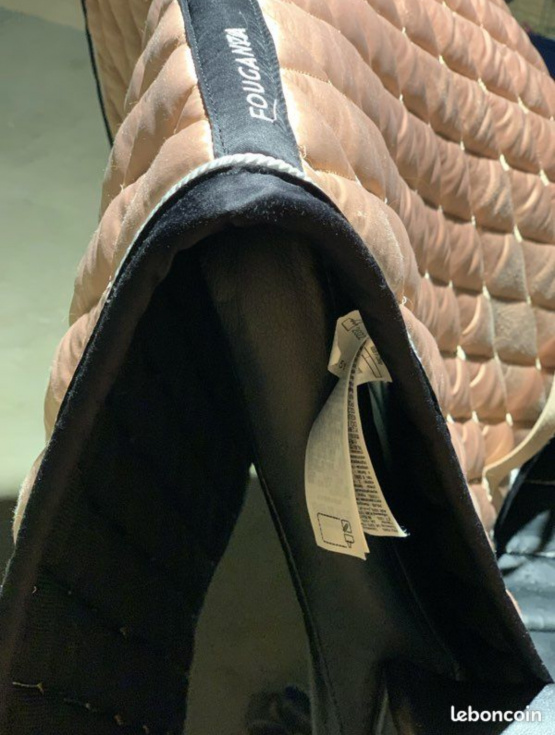 Tapis de selle Fouganza rose occasion