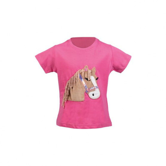 T-shirt HKM lola fluffy rose (5 ans) neuf occasion