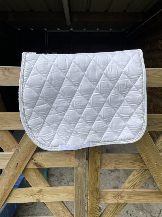 Tapis de selle Time Rider blanc occasion