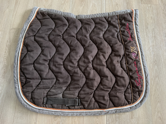 Tapis de selle Fouganza marron occasion