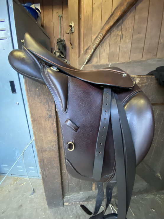 Selle randonnée sellerie Baude 17,5 pouces (2018) occasion