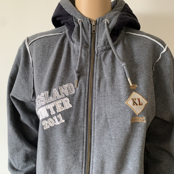 Sweat Kingsland capuche gris XXS occasion