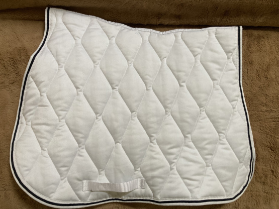 Tapis de selle Fouganza blanc occasion