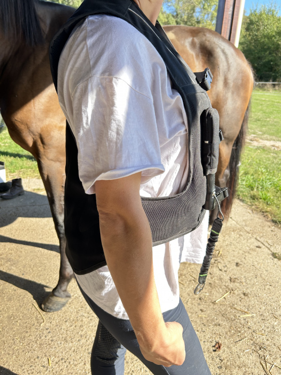 Gilet airbag cavalier Equitheme (M) occasion