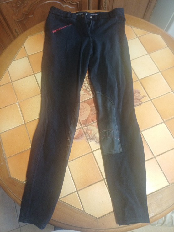 Pantalons équitation Fouganza noir (L) occasion Pantalons équitation Fouganza noir (L) occasion