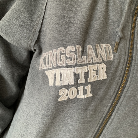 Sweat Kingsland capuche gris XXS occasion