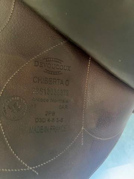 Selle obstacle Devoucoux Chiberta O 17 pouces (2022) occasion