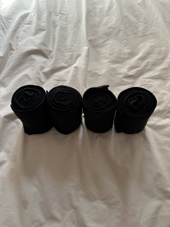 Bandes de polo noir x4 (poney) occasion