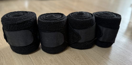 Bandes de polo noir *4 (cheval) occasion Bandes de polo noir *4 (cheval) occasion