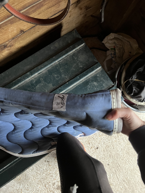 Tapis de selle Pénélope Leprevost bleu (poney) occasion