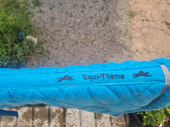 Tapis Equithème bleu occasion