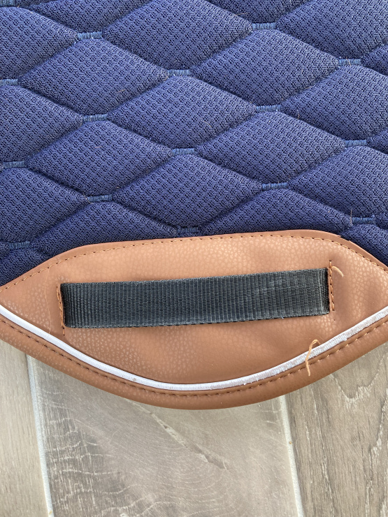 Tapis de selle Fouganza bleu (cheval) occasion