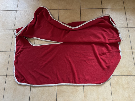 Couvre reins Elizabeth Greenwood rouge 145 cm occasion
