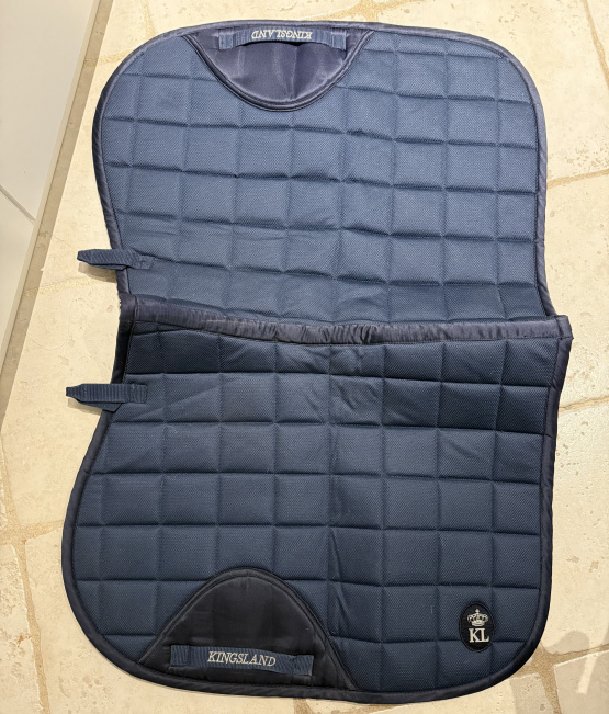 Tapis de selle kingsland bleu (neuf) occasion