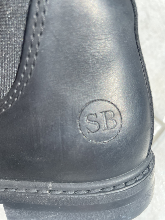 Boots Sellerie Baude cuir noir  (39) occasion
