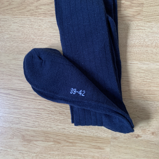 Lot 2 Chaussettes marine 39/42 (neuf) occasion