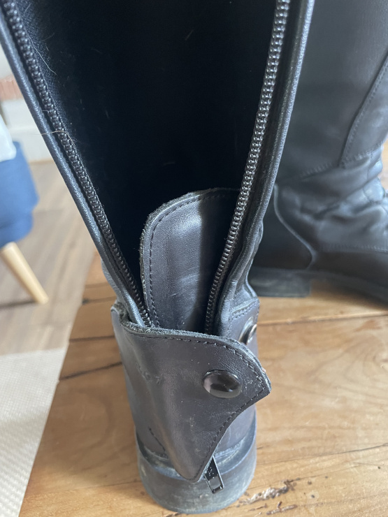 Bottes équitation EGO7 Aries cuir noir (35 M/0) occasion