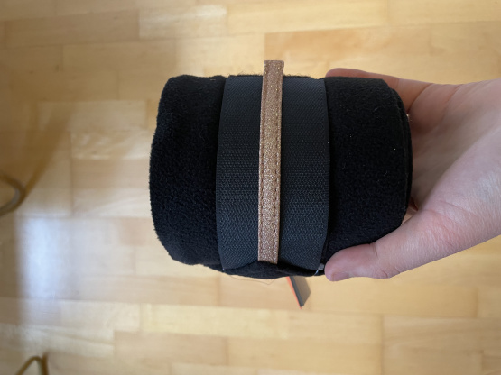 Bandes de polo Equithème noir (neuf) occasion