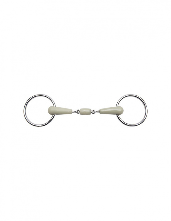 Mors 2 anneaux Feeling flexi double brisure 115 cm (neuf) occasion