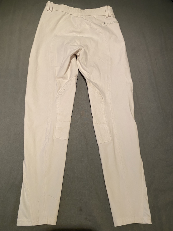 Pantalon équitation concours Komutekir blanc (12 ans) occasion
