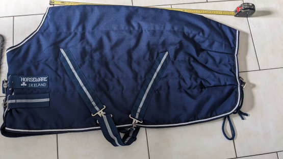 Couverture Horseware bleu 80 cm (shetland) neuf occasion