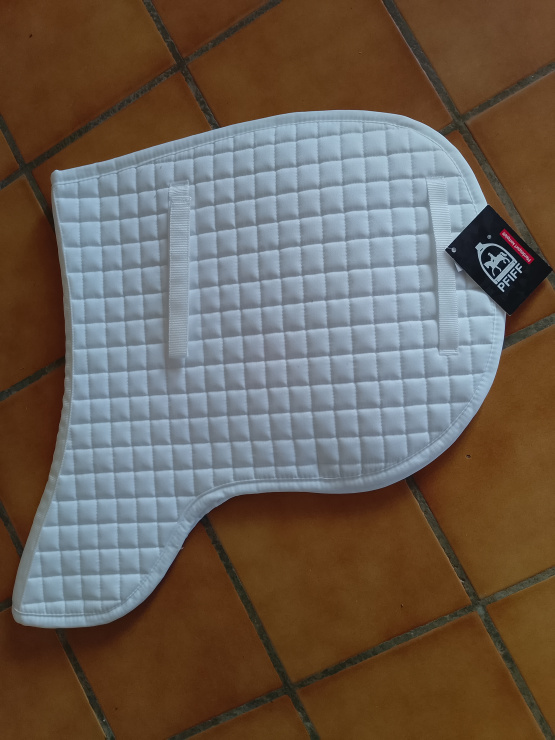 Tapis de selle PFIFF blanc (cheval) neuf occasion