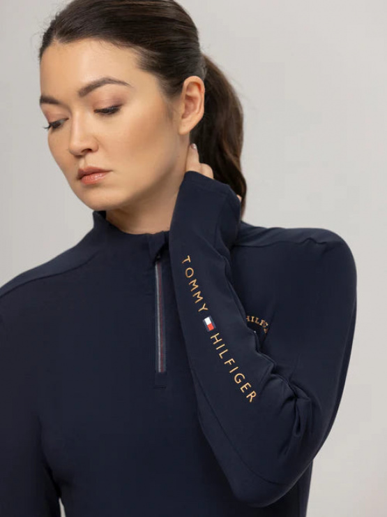 T-shirt ml training top Tommy Hilfiger arizo (XS) neuf occasion