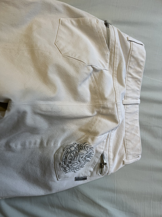 Pantalon Equitation HV Polo blanc (36) occasion