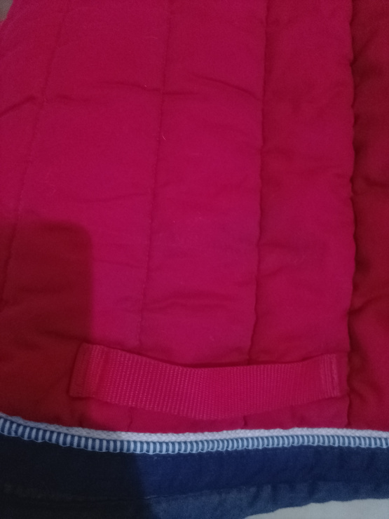 Tapis de selle Fouganza rouge (cheval) occasion
