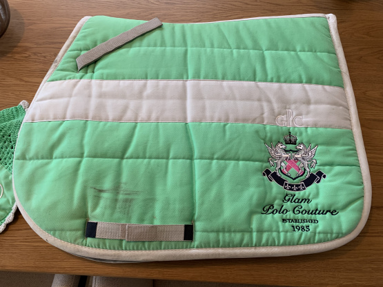 Tapis de selle & bonnet HV Polo vert occasion