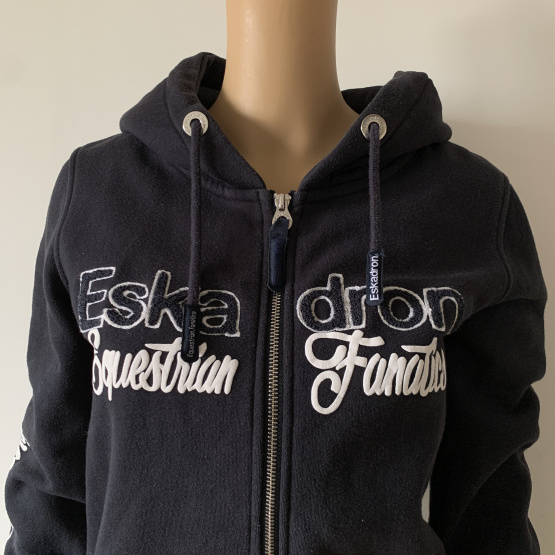 Sweat Eskadron capuche bleu marine  S occasion