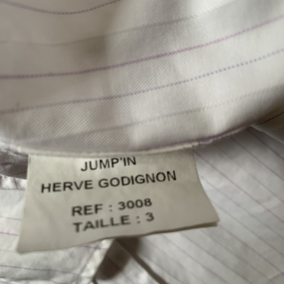 Chemise Concours Hervé Godignon blanc L occasion