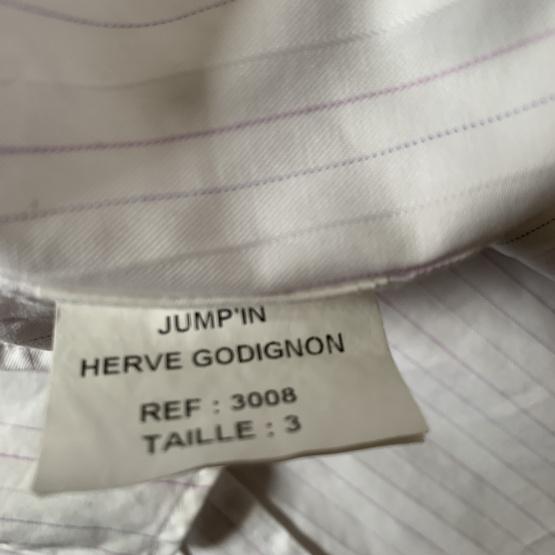 Chemise Concours Hervé Godignon blanc ( L) occasion