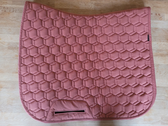 Tapis de selle Fouganza réversible Terracotta & Bordeaux (cheval) occasion