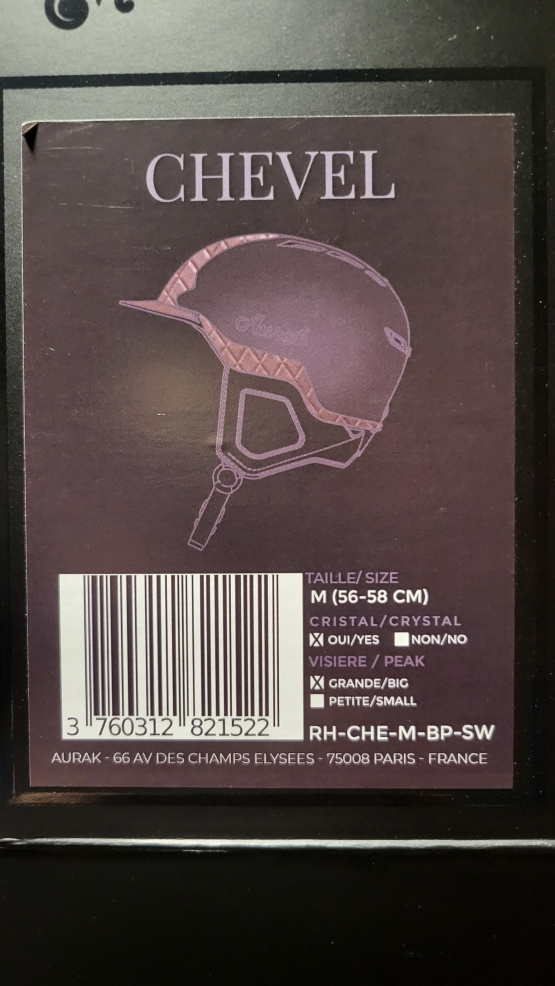 Casque équitation Aurak Chevel Crystal Tai (57) neuf occasion