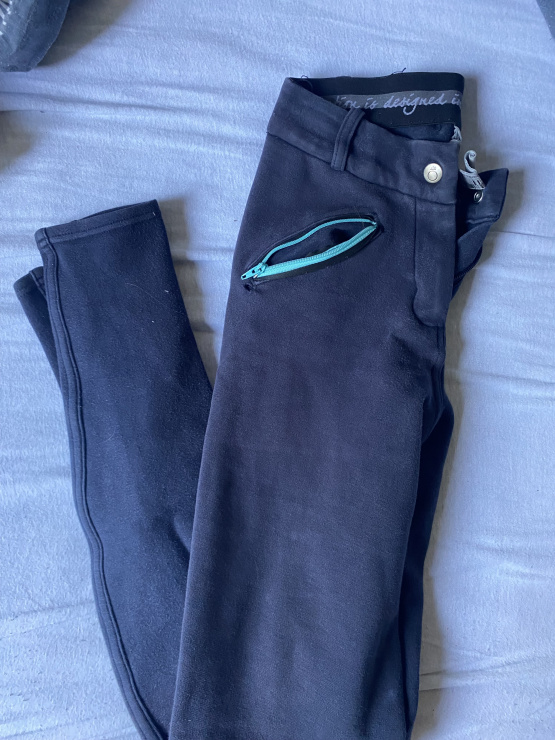 Pantalon équitation Fouganza bleu (10 ans) occasion