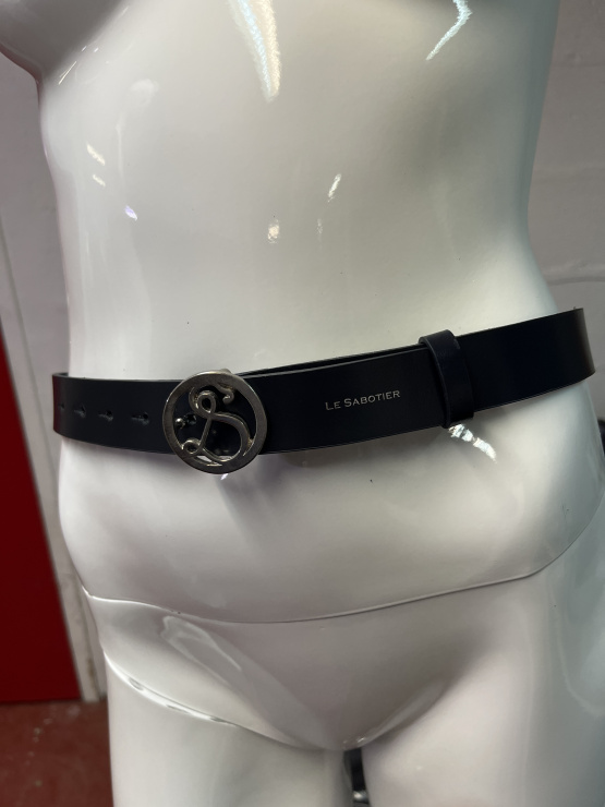 Ceinture Le Sabotier noir (75 cm) neuf occasion