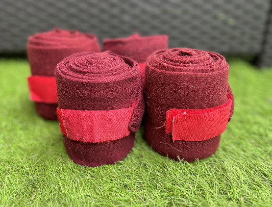 Bandes de repos rouge *4 (cheval) occasion