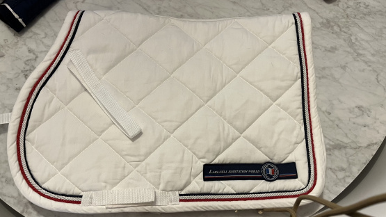 Tapis de selle Lami-Cell blanc (cob) occasion