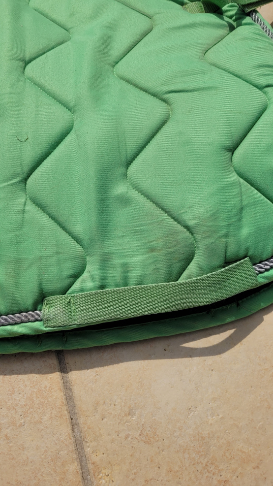 Tapis Equitheme vert occasion