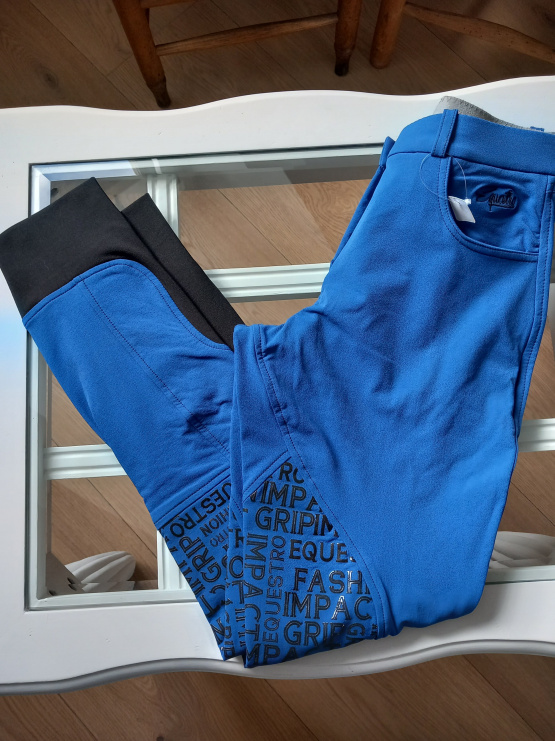 Pantalon équitation Equestro bleu T38 occasion