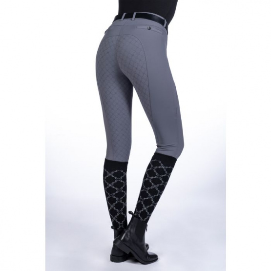 Legging équitation HKM Rosewood gris (40) neuf occasion