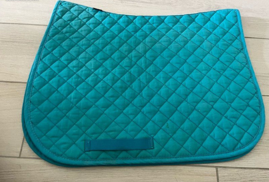 Tapis de selle Fouganza bleu (pur sang) occasion