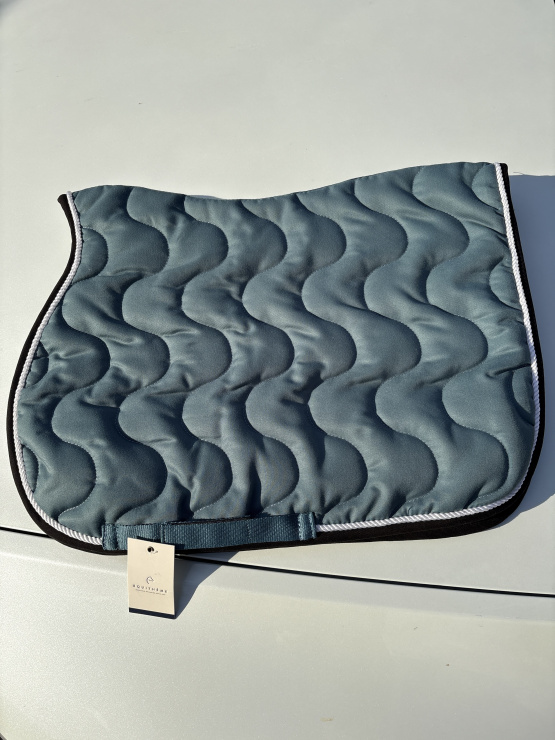 Tapis de selle Equitheme bleu (poney) neuf occasion