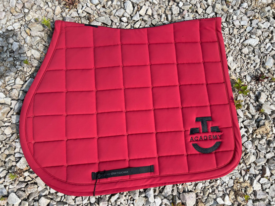 Tapis de selle Cavalleria Toscana Academy rouge (neuf) occasion