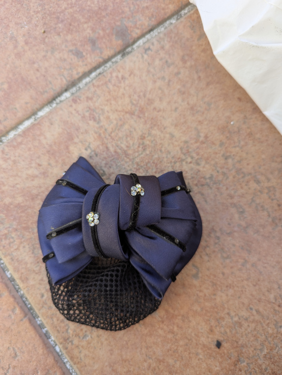 Résille cavalier bleu à strass occasion