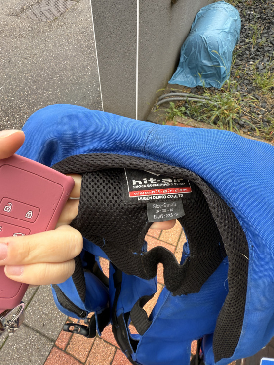 Gilet airbag Hit-Air bleu (S) occasion