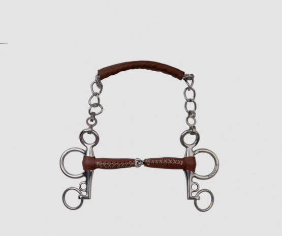 Mors Pelham Pinchless Cuir Metalab (neuf) occasion