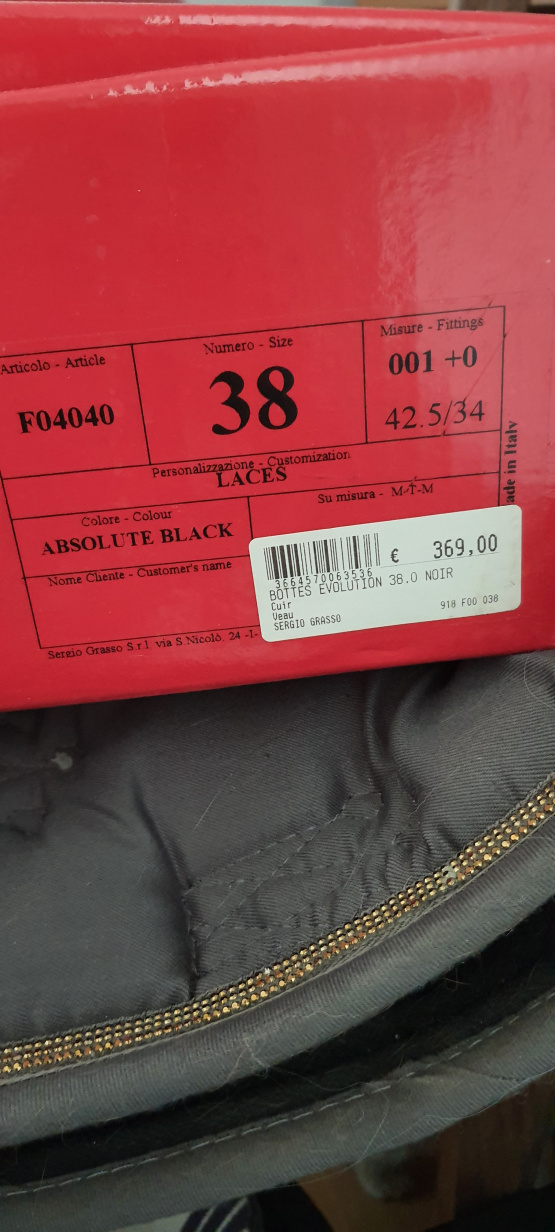 Bottes Sergio Grasso occasion